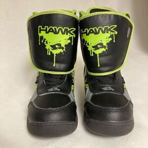 TONY HAWK Boots Little Boy 10 Winter Snow Thermolte Waterproof Black Neon Winter